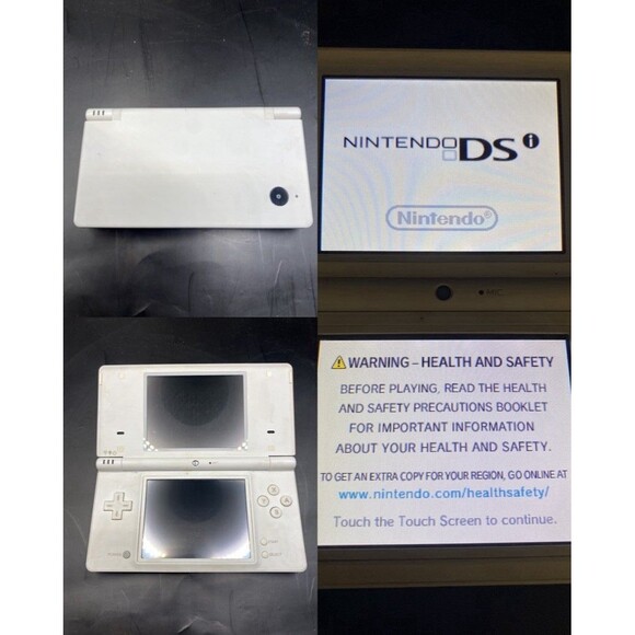 Nintendo DSi Handheld Game Console - White Tested With Stylus Charger - Picture 1 of 5